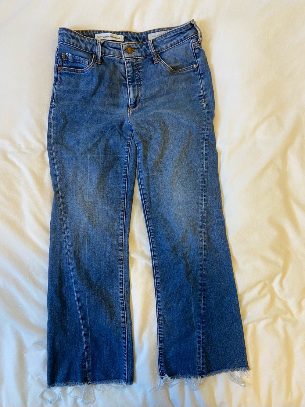 Women’s High-Rise Blue cropped Jeans -